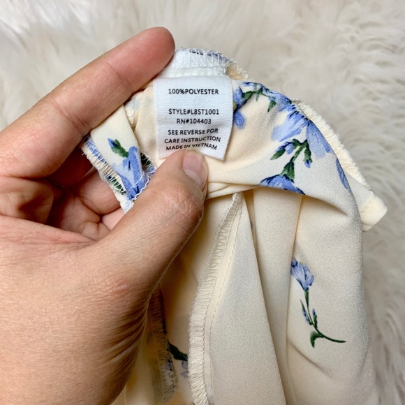 LYDELLE Floral Drawstring Top - Picture 6 of 8